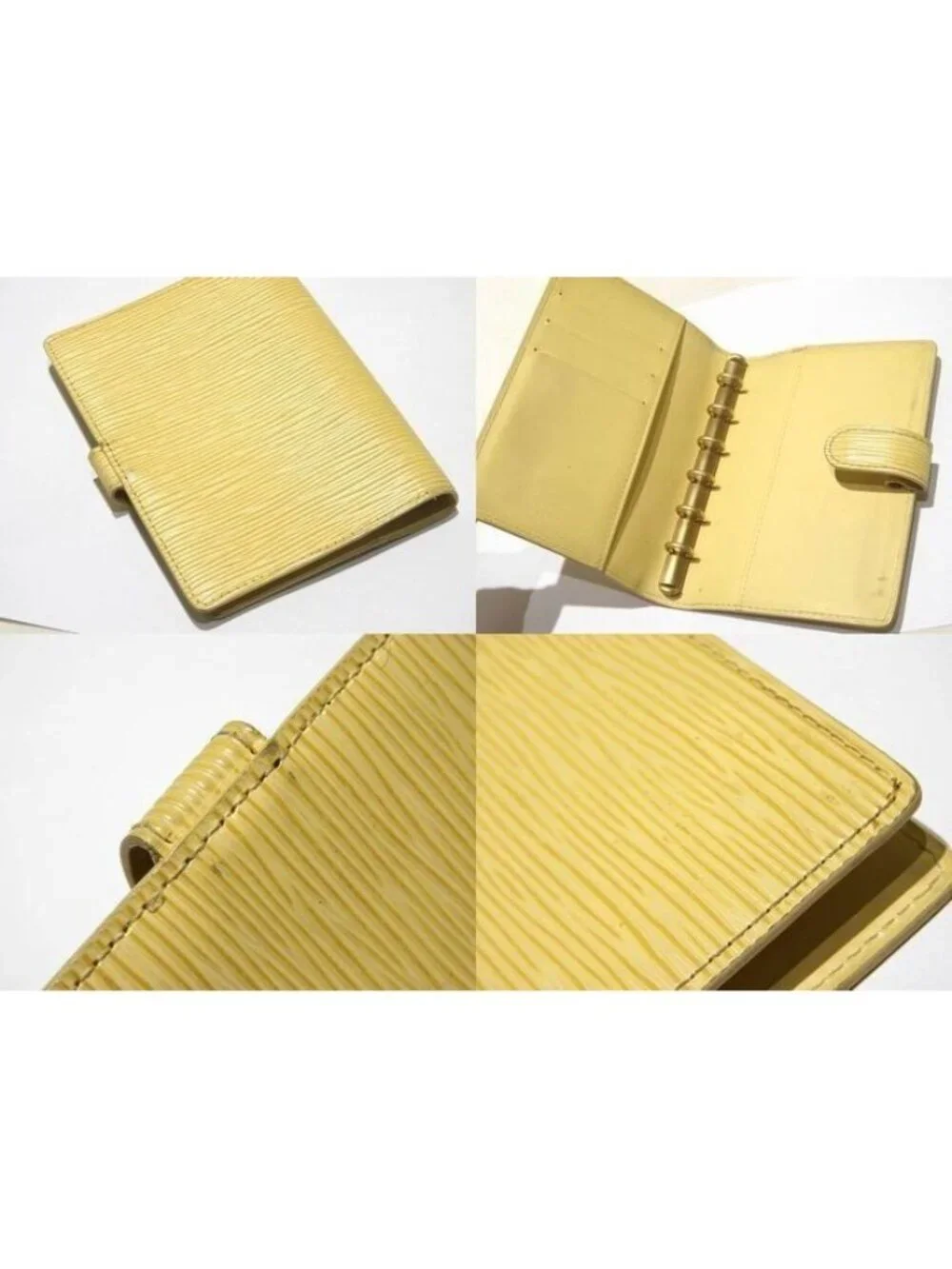 Louis Vuitton Agenda PM Cover Epi Cream Vintage